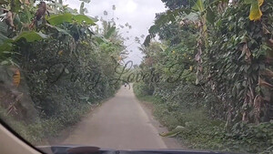 Прокатил азиатку в очках на горячем члене в своей машине